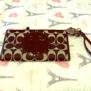 Coach wristlet